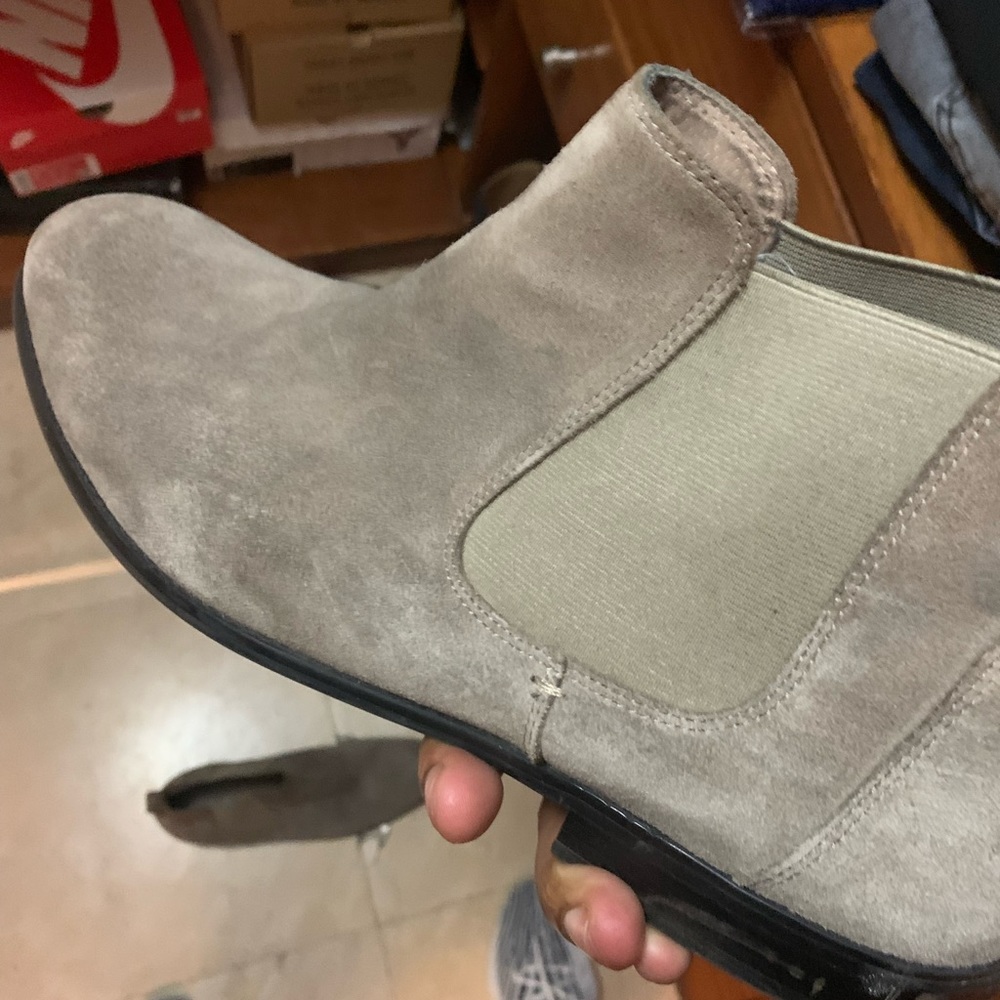 John Varvatos suede Chelsea boots